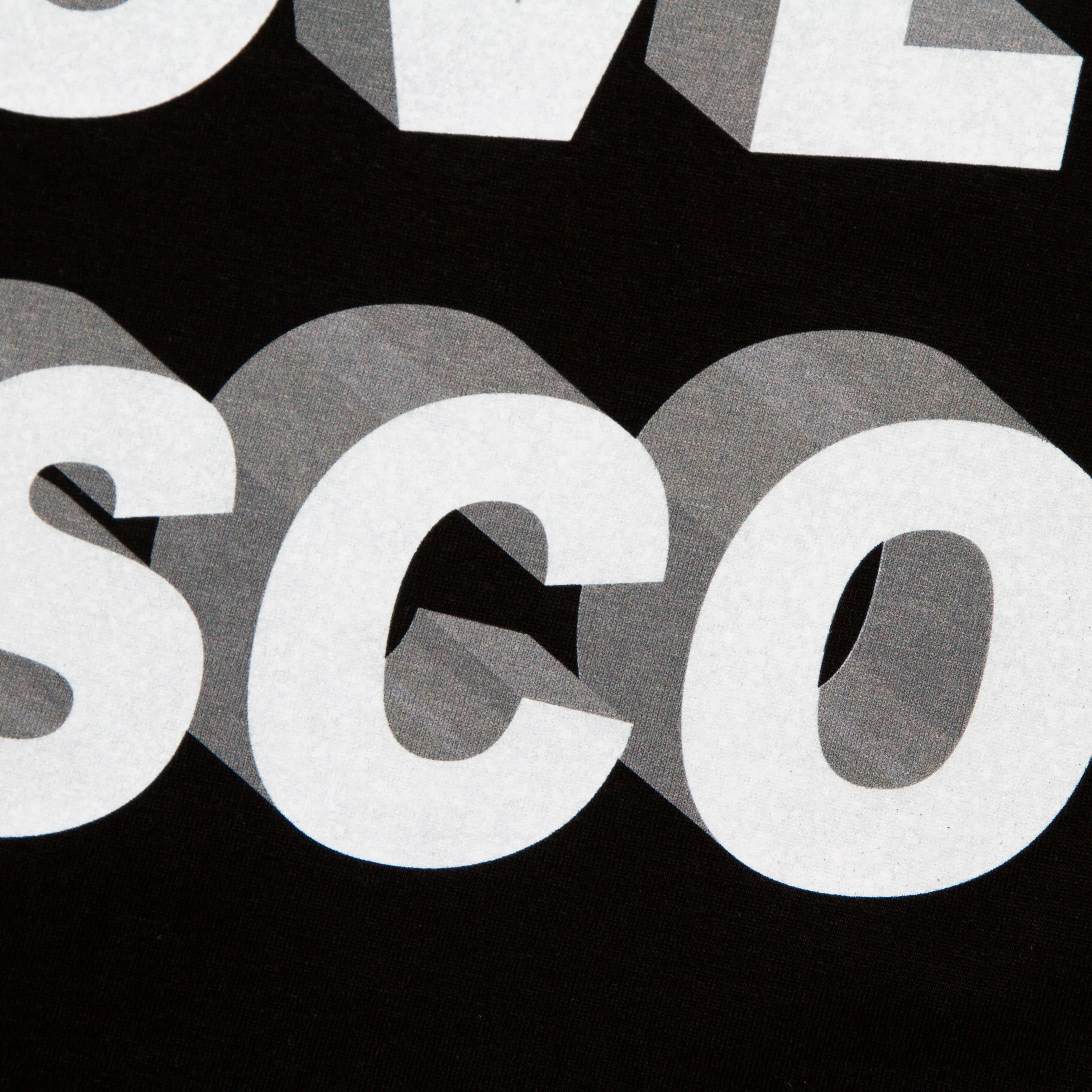 3D House Love Disco Front Print - Tshirt - Black