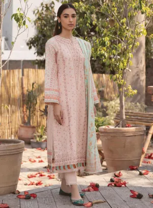 Aabyaan Embroidered Lawn Unstitched 3 Piece Suit - ABY23PL AP-02 RIA