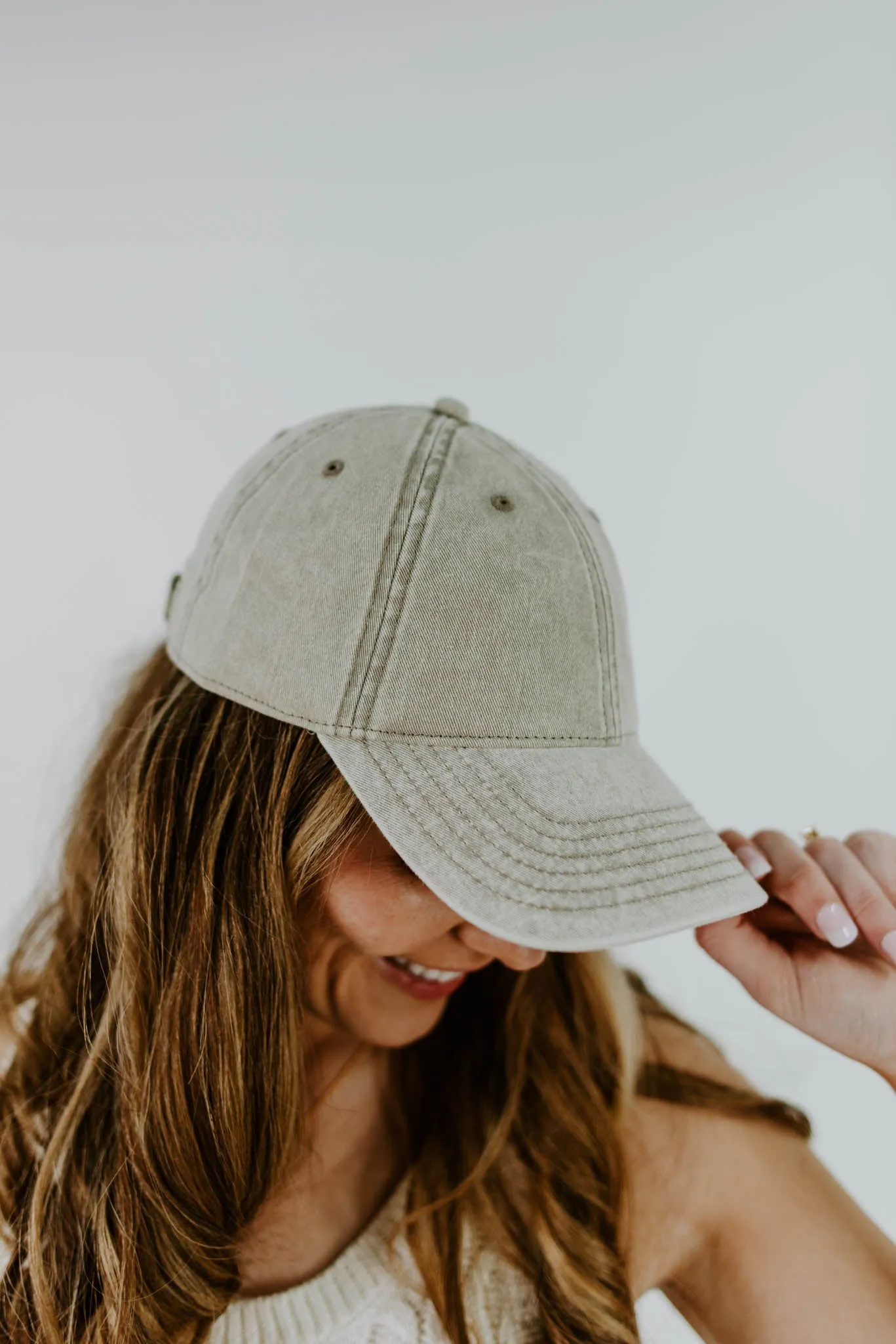 Acid Wash Cotton Baseball Cap