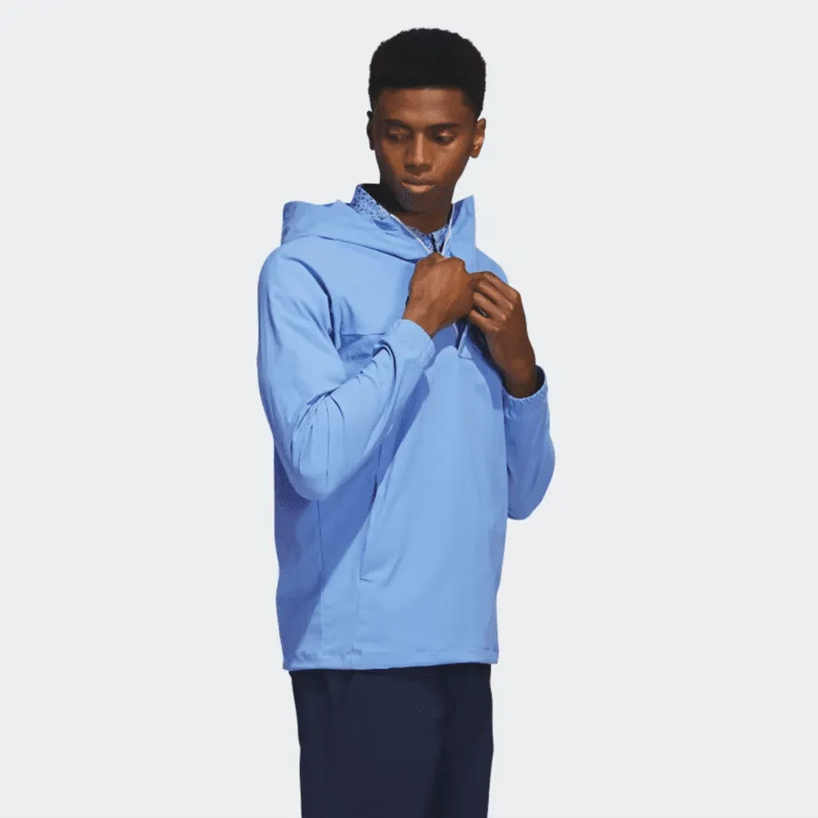 Adidas 2023 Ripstop 1/4 Zip Golf Hoodie - Blue