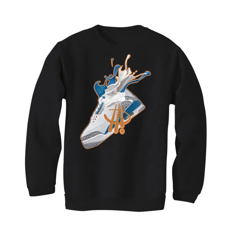 Air Jordan 3 "Wizards" | illcurrency Black T-Shirt (SPLASH)