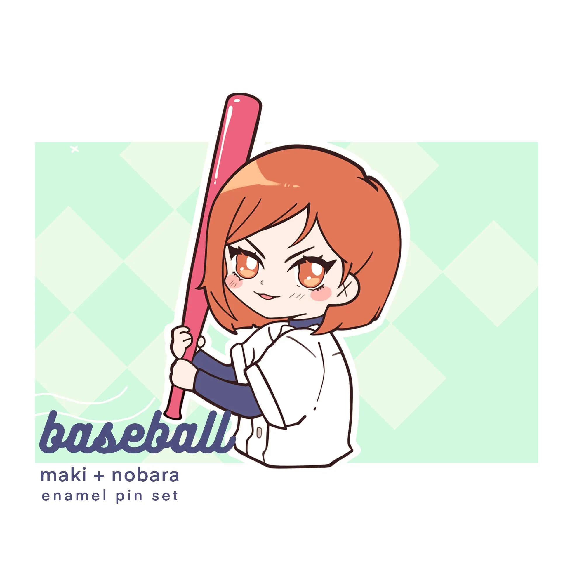 baseball gfs enamel pin set