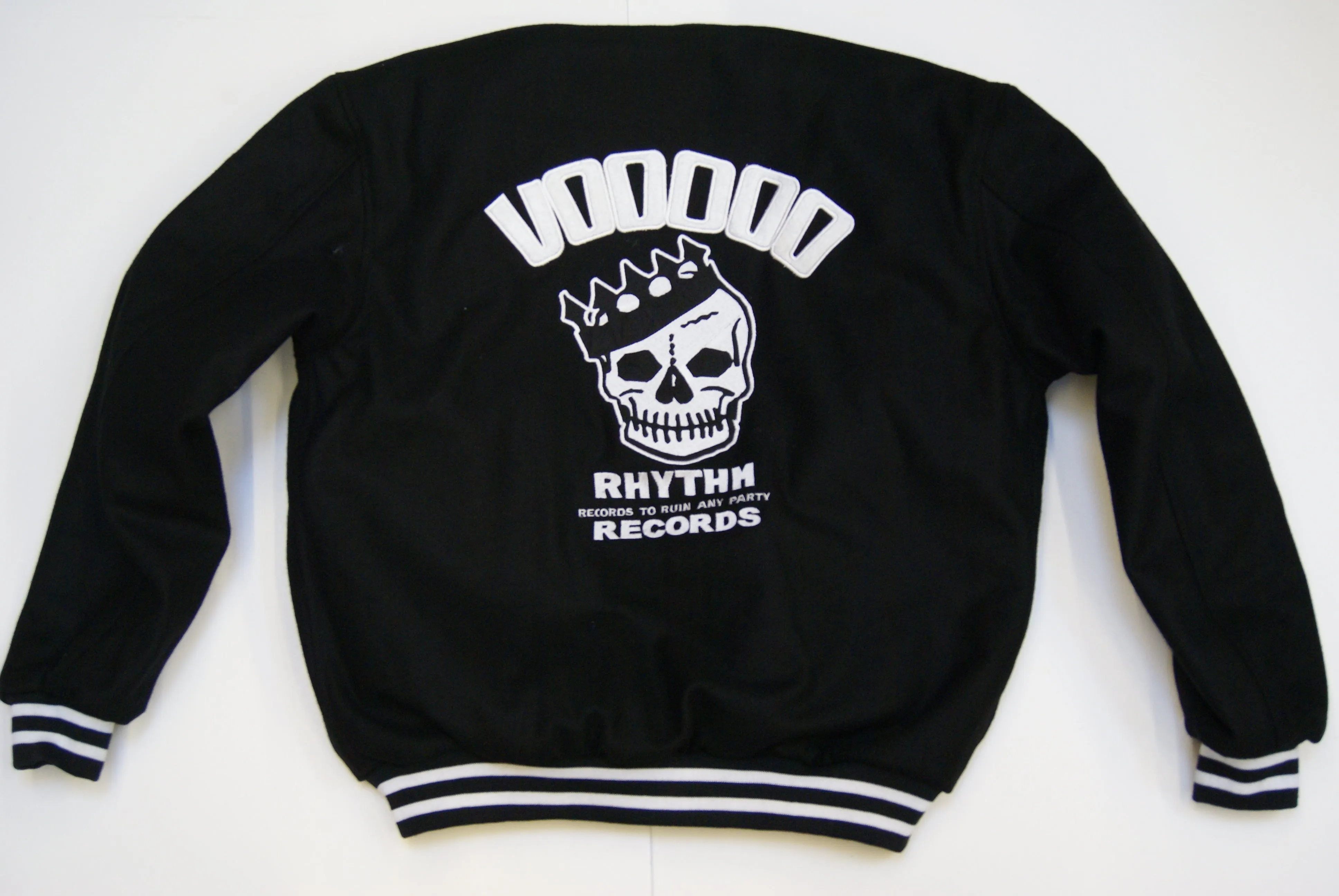 Baseball Jacket - Black - Voodoo Rhythm