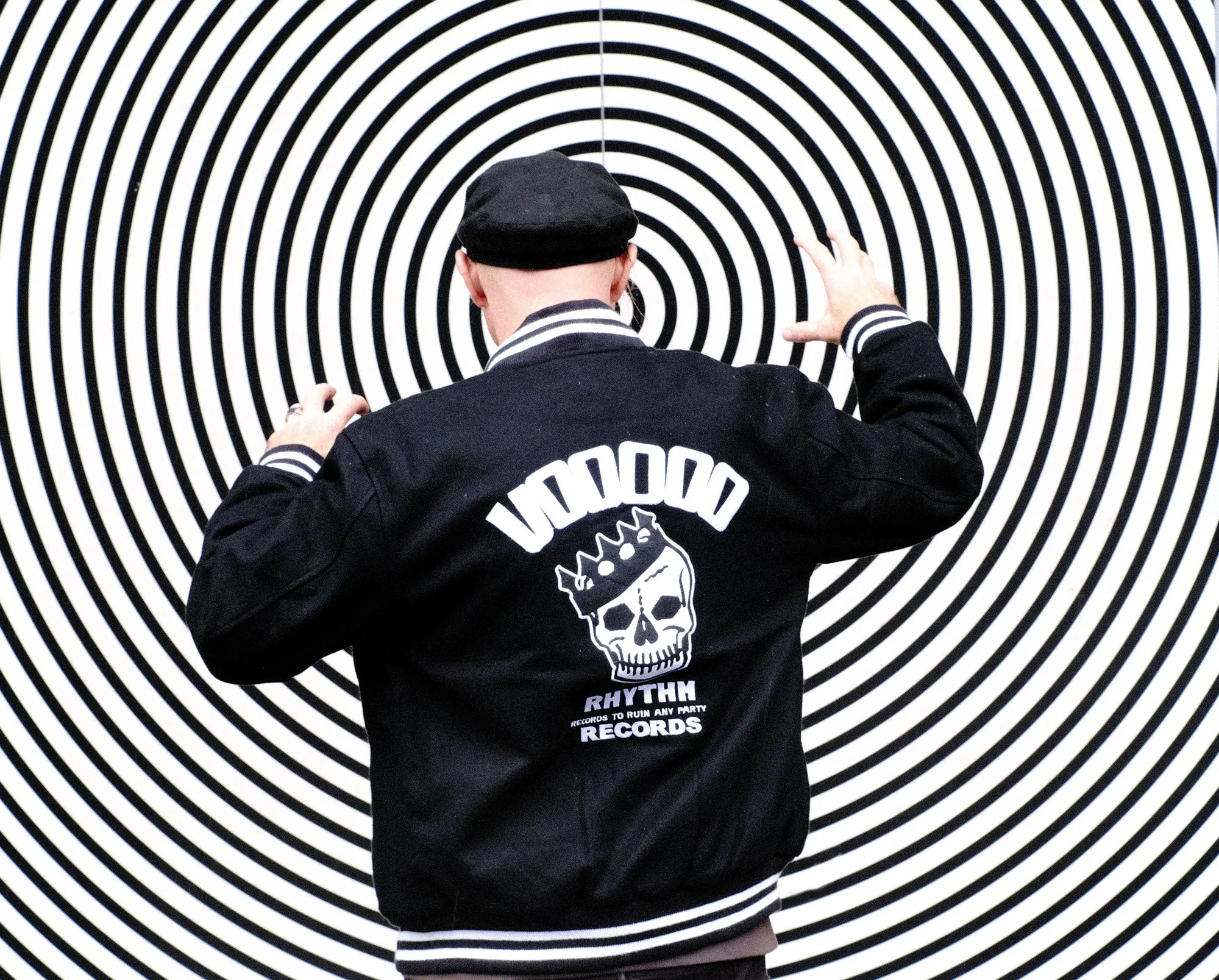 Baseball Jacket - Black - Voodoo Rhythm