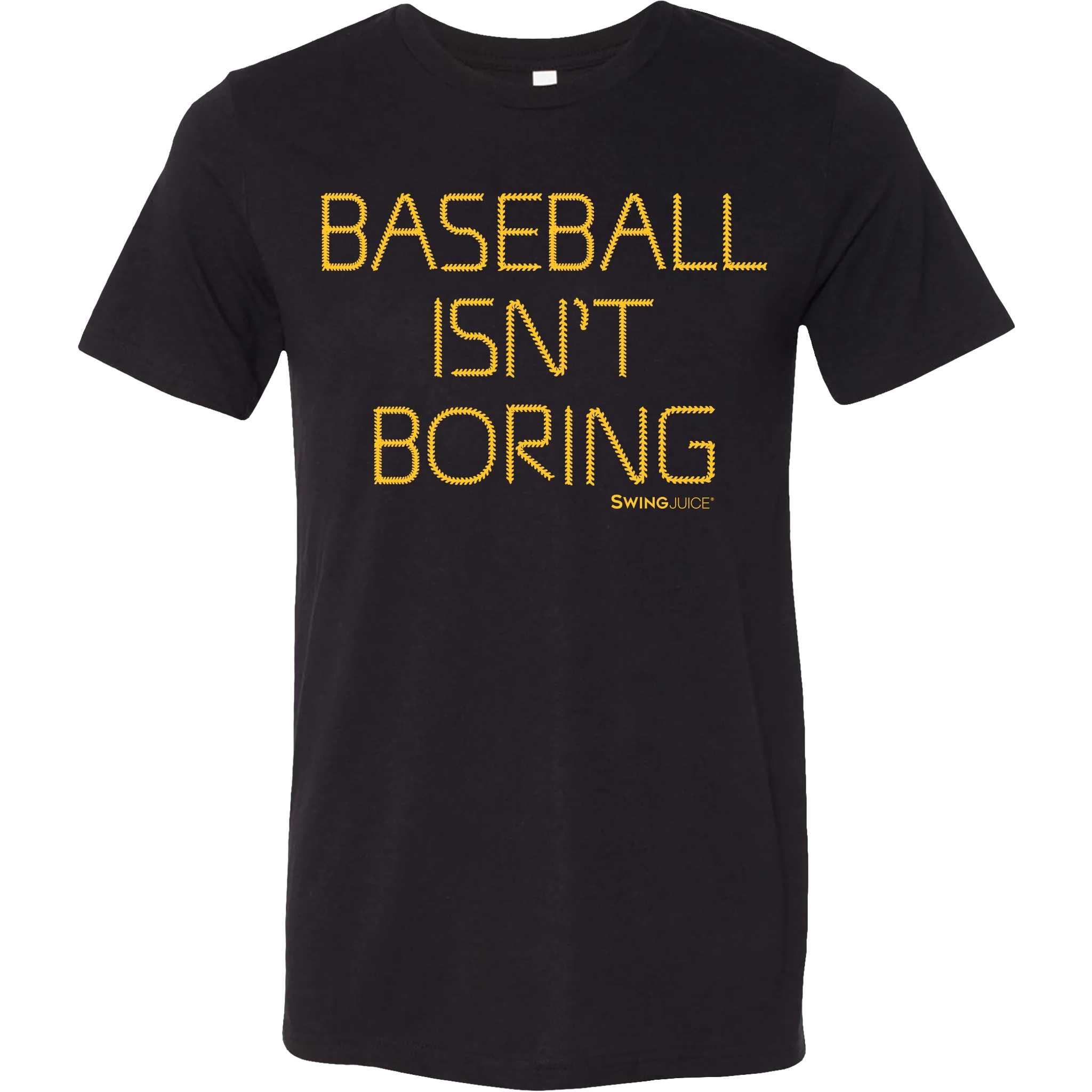 Baseball Official Baseball Isn't Boring Unisex T-Shirt Blk