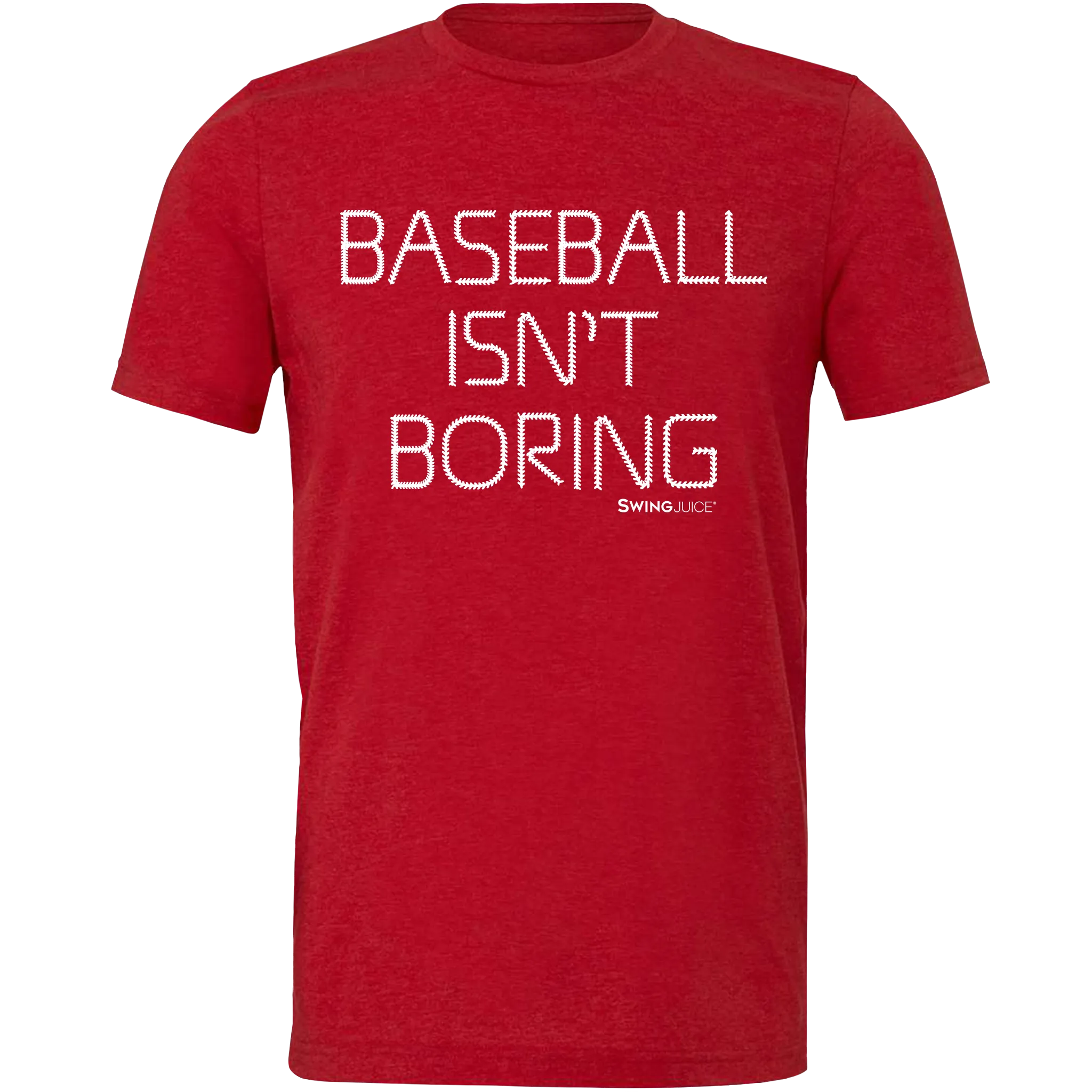 Baseball Official Baseball Isn't Boring Unisex T-Shirt Red