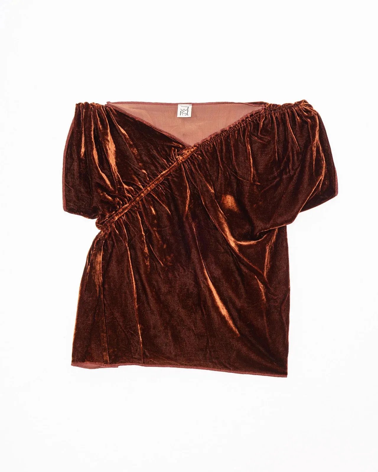 BASERANGE | ROSSIA TOP | OCULAR SILK VELVET