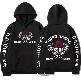 Best Baki Yujiro Hanma Ogre Mode Anime Hoodie High Quality