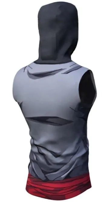 Black Armor Dragon Ball Z Sleeveless Hoodie