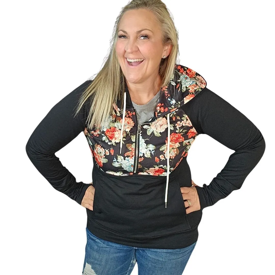 Bliss Half Zip Women's Hoodie.