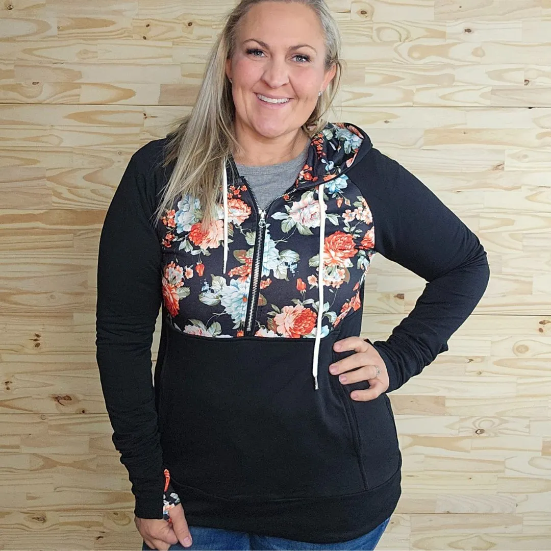 Bliss Half Zip Women's Hoodie.