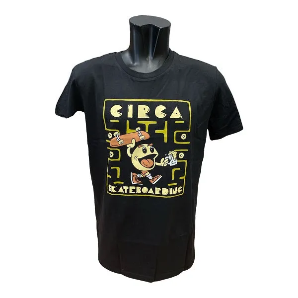 C1RCA SK8-MAN men's short sleeve t-shirt MTS141 black 