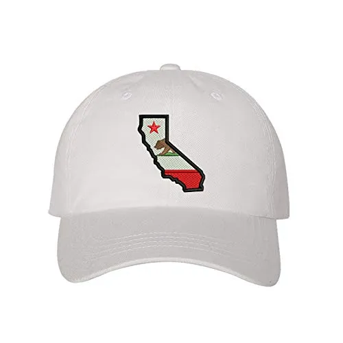 California Map Baseball Hat