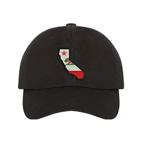 California Map Baseball Hat