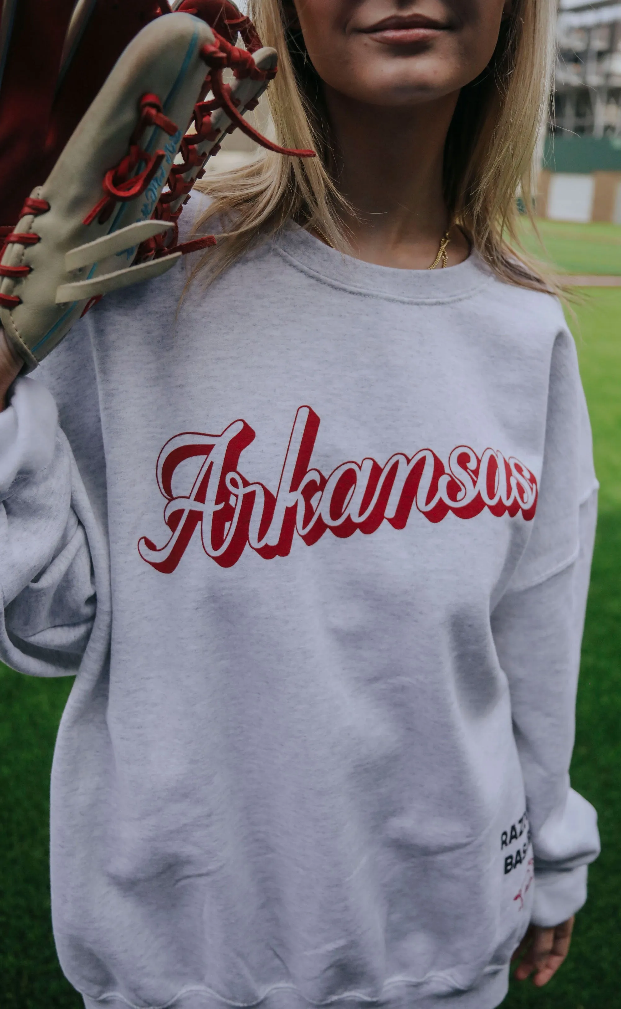 charlie southern: arkansas script sweatshirt