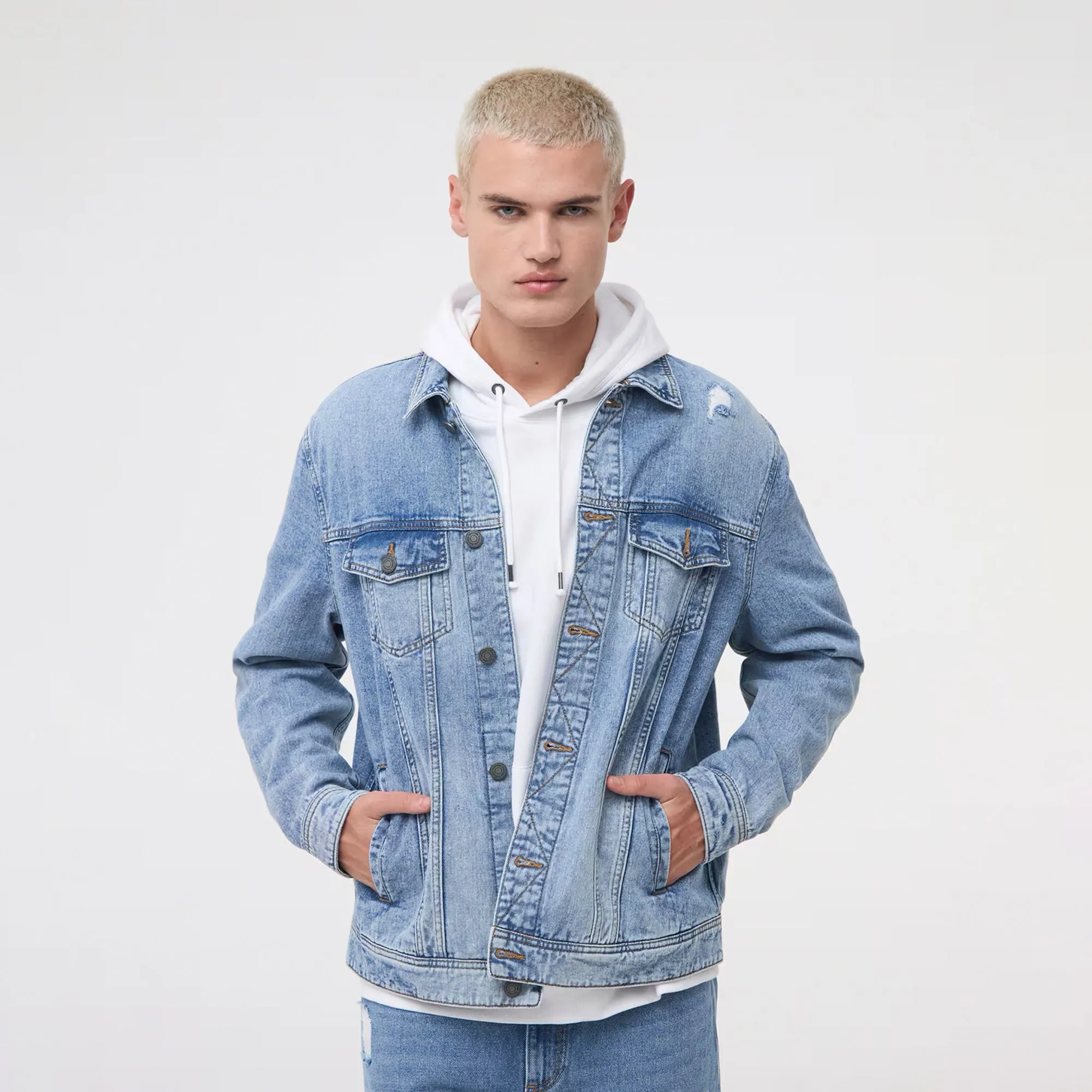 Classic Collar Denim Jacket