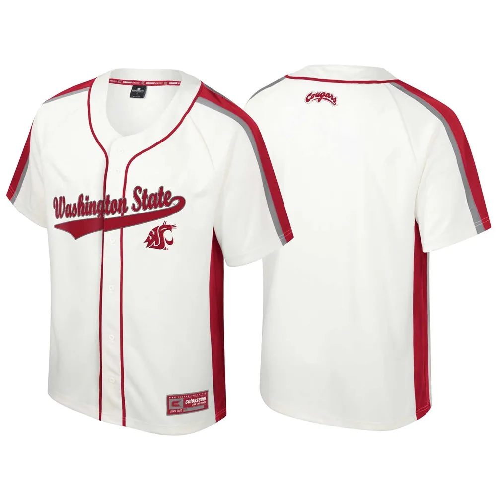 Colosseum Unisex Cream Baseball Jersey