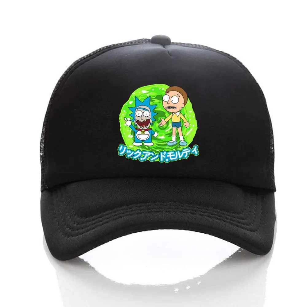 Doraemon Smiling Face Hat - Cartoon Anime Hip Hop Baseball Cap for Men and Women