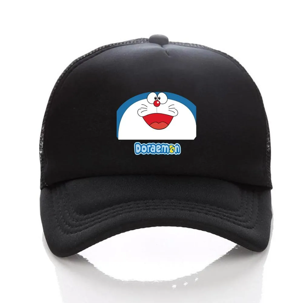 Doraemon Smiling Face Hat - Cartoon Anime Hip Hop Baseball Cap for Men and Women