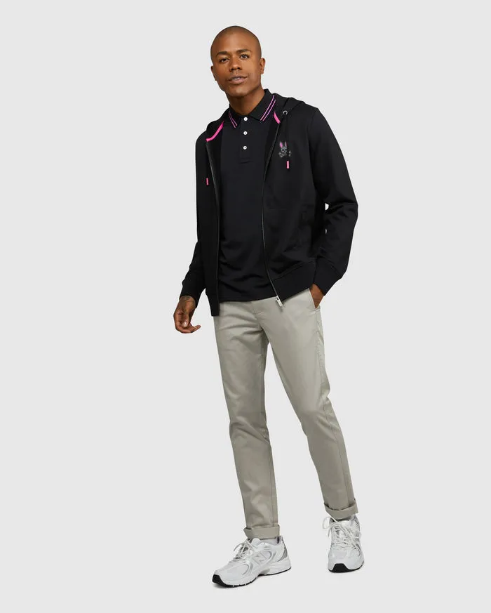 DRAKE FULL-ZIP HOODIE BLACK