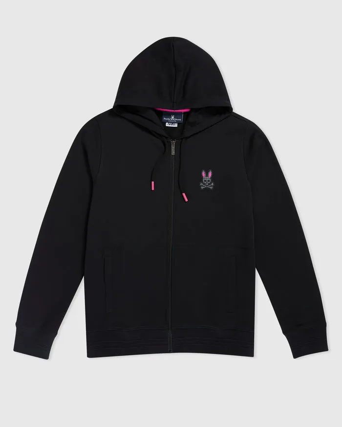 DRAKE FULL-ZIP HOODIE BLACK