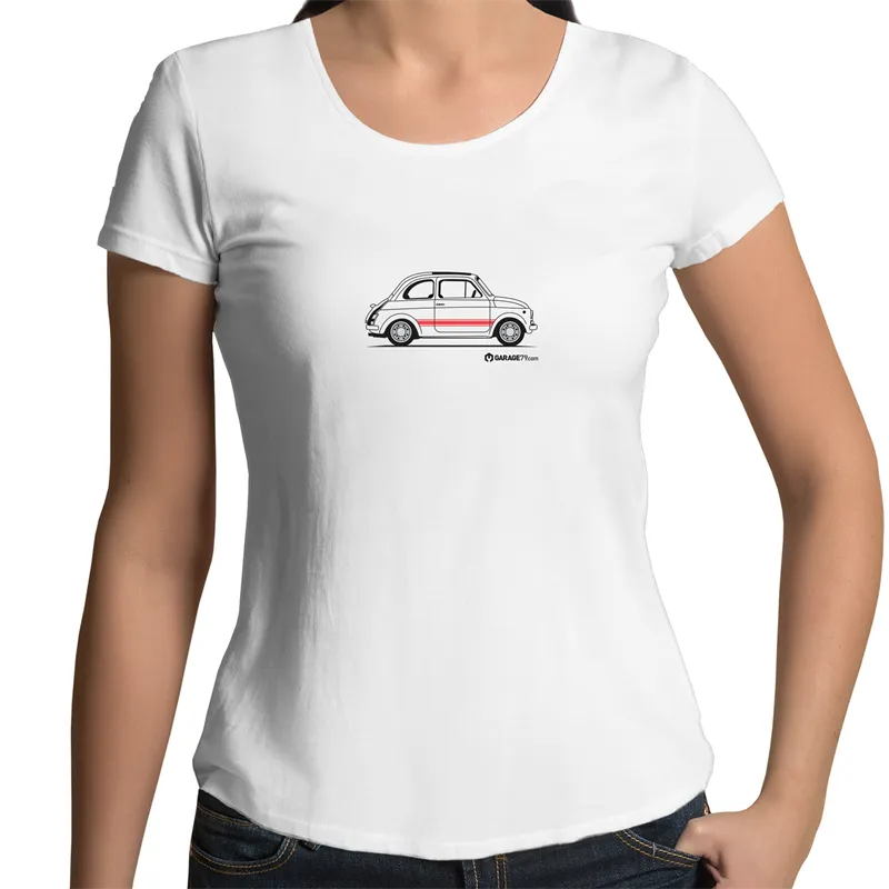 Fiat Side - Womens Scoop Neck T-Shirt