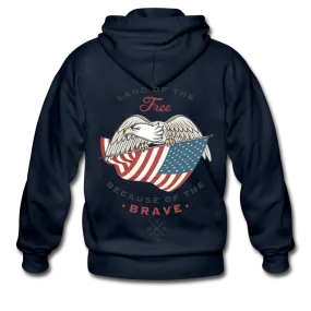 Freedom Flies Zip Up  Hoodie