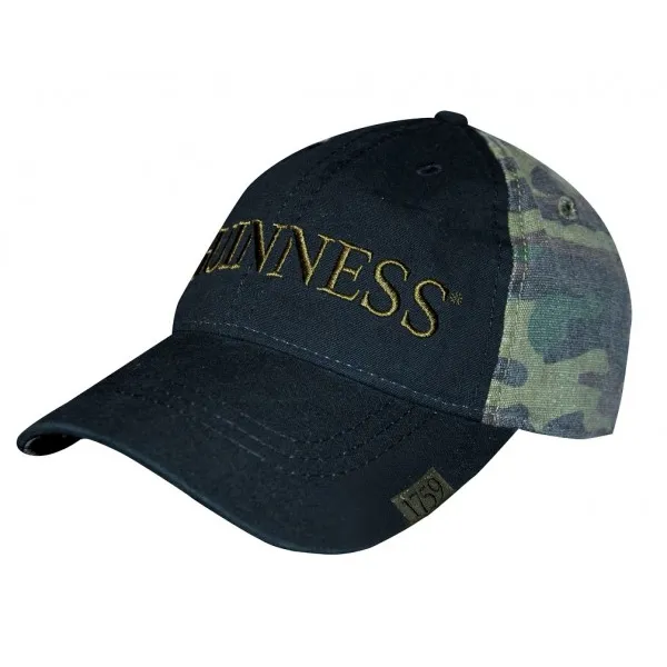 Guinness Washed Camo Print Cap