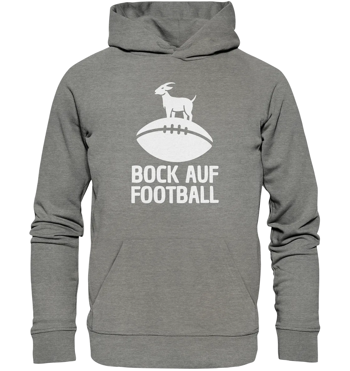 Hoodie Bock auf Football - Organic Hoodie