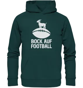 Hoodie Bock auf Football - Organic Hoodie