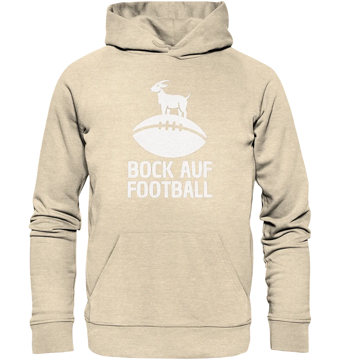 Hoodie Bock auf Football - Organic Hoodie