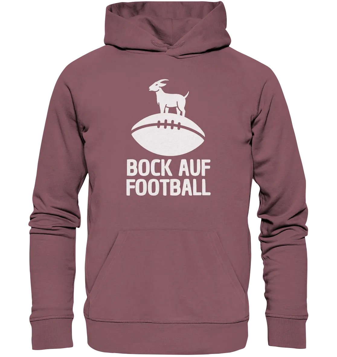 Hoodie Bock auf Football - Organic Hoodie