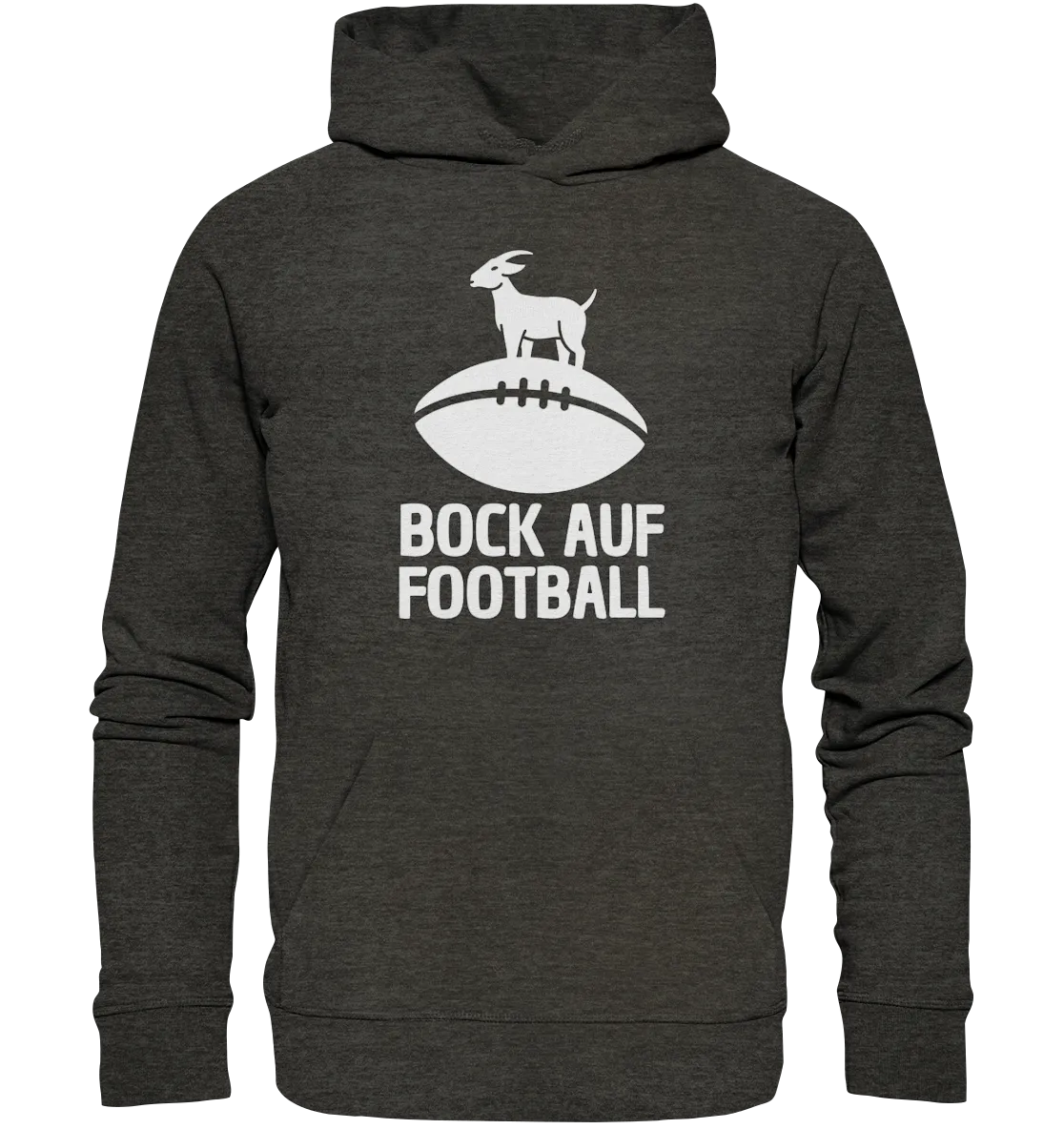 Hoodie Bock auf Football - Organic Hoodie