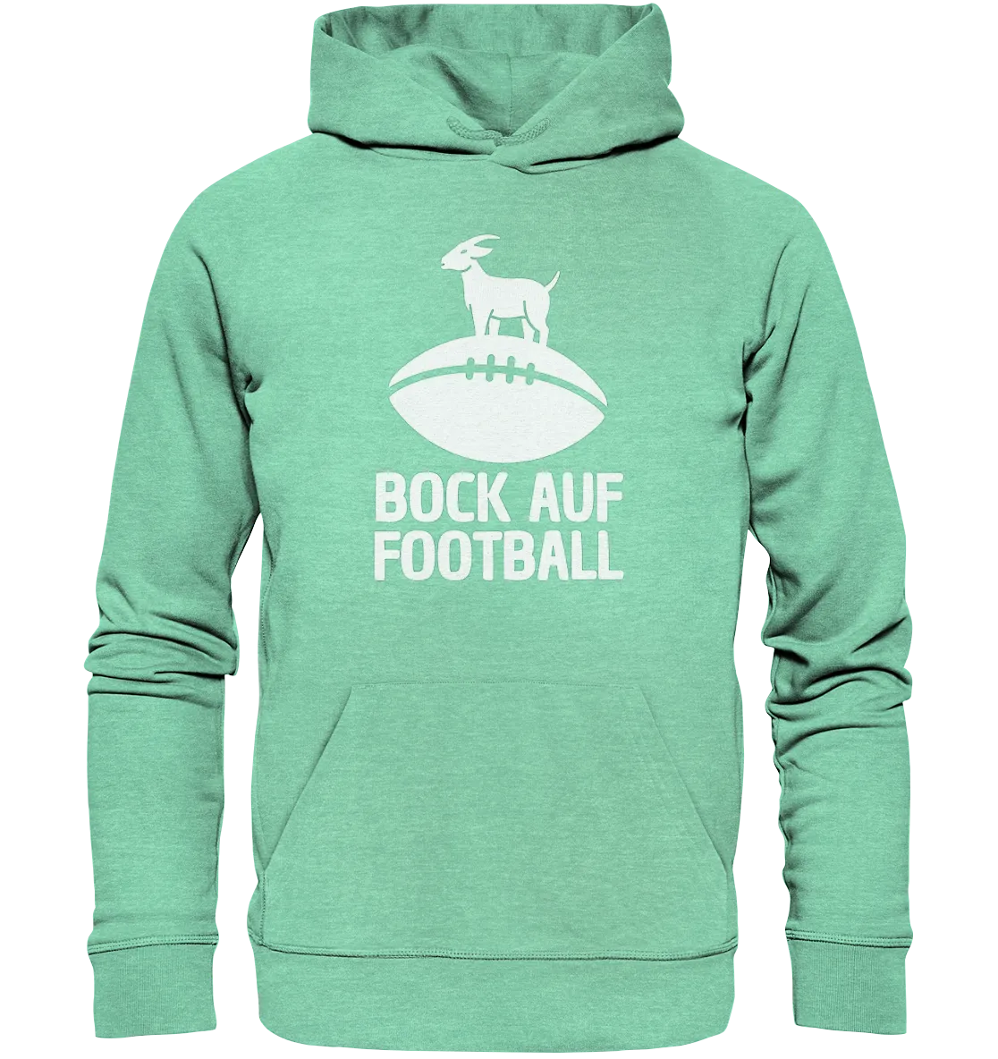 Hoodie Bock auf Football - Organic Hoodie