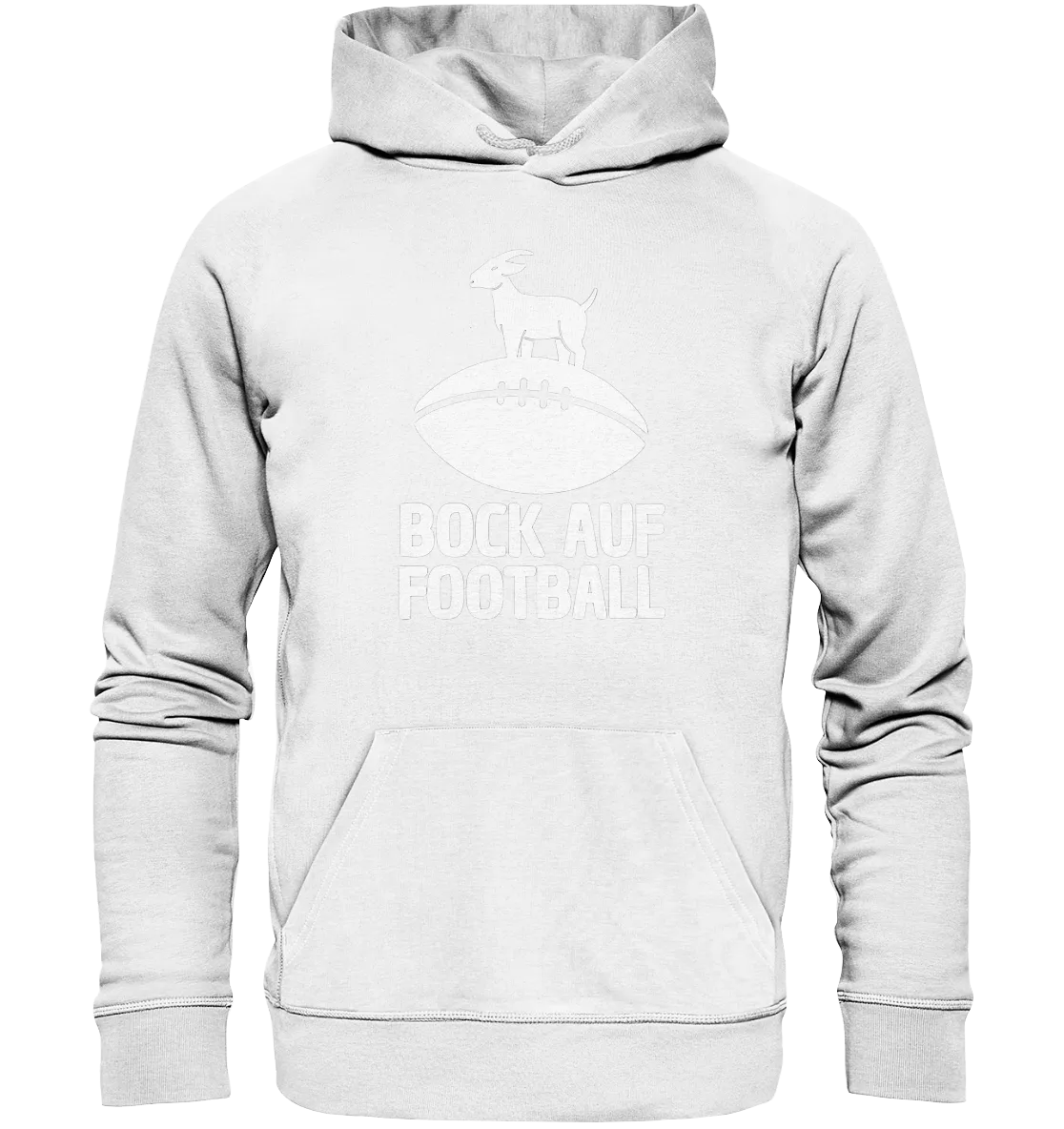 Hoodie Bock auf Football - Organic Hoodie