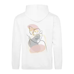 Hoodie "Butterfly Woman 1"