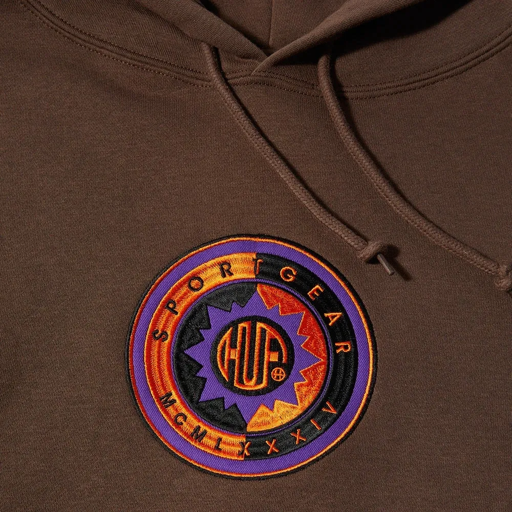 HUF SUN GOD P/O HOODIE-CHOCOLATE