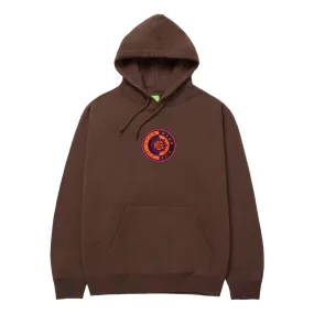 HUF SUN GOD P/O HOODIE-CHOCOLATE