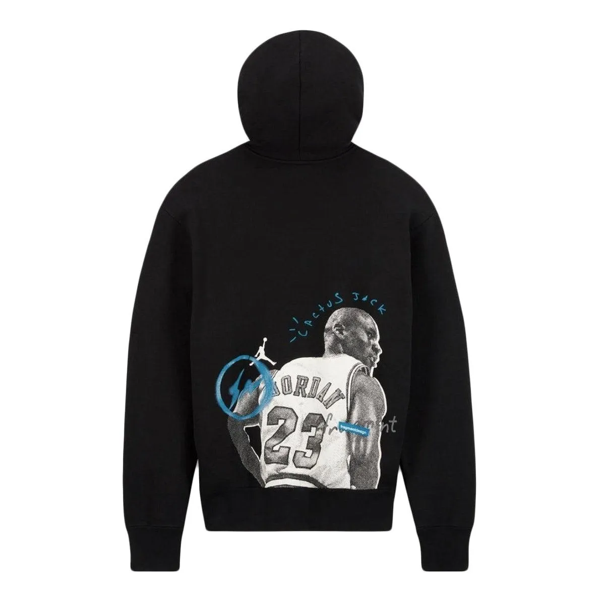 Jordan x Travis Scott x Fragment Design Hoodie Black