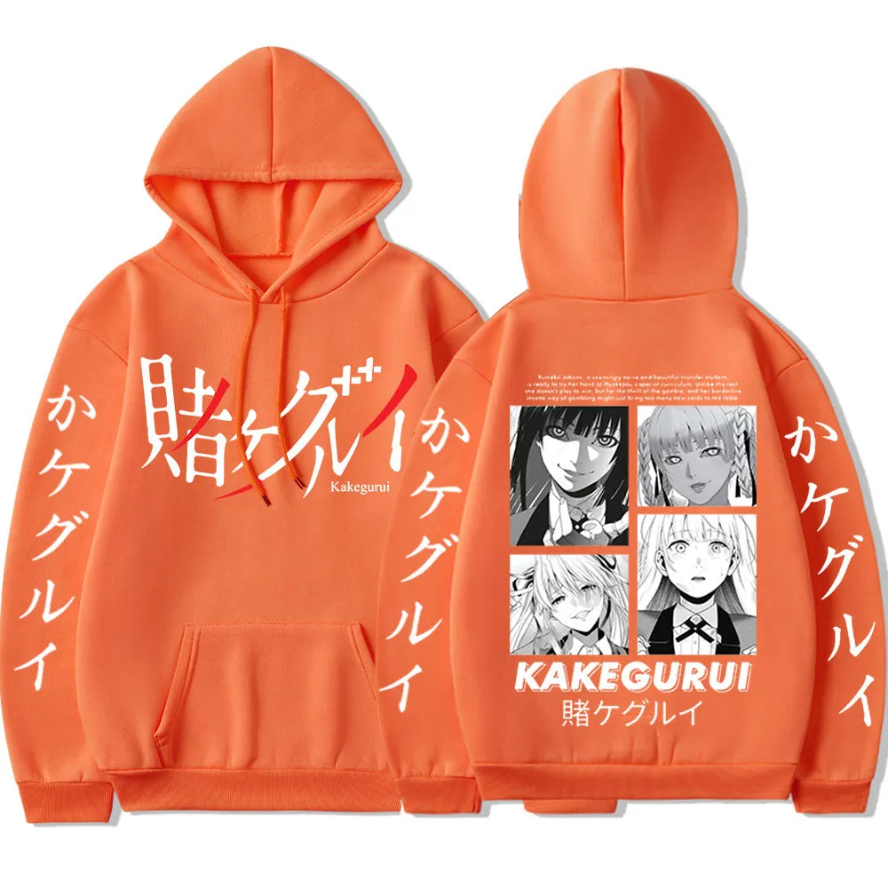 Kakegurui Yumeko Jabami Double-sided Print Manga Casual Anime Hoodie High Quality