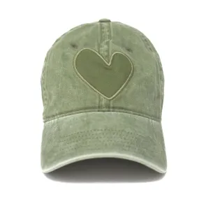 KR IMPERFECT HEART HAT (GREEN) - KERRI ROSENTHAL