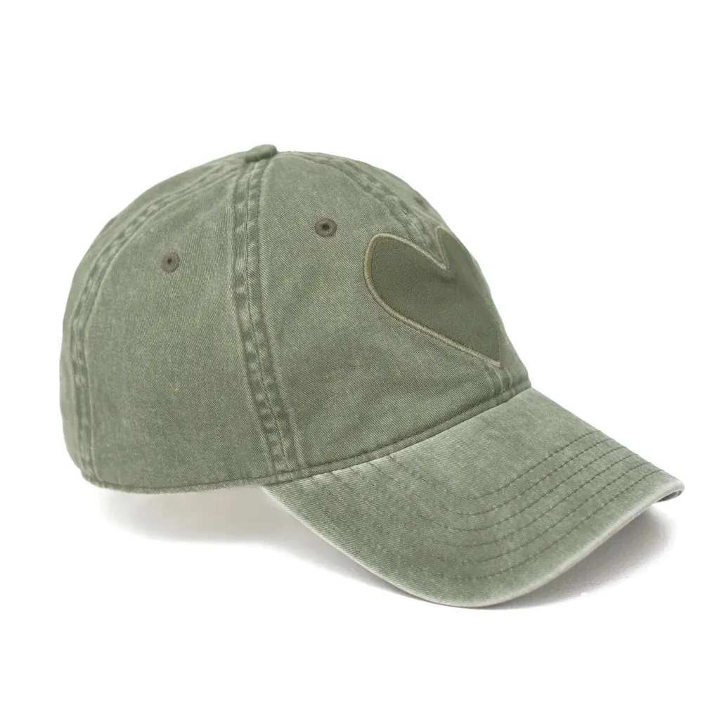 KR IMPERFECT HEART HAT (GREEN) - KERRI ROSENTHAL