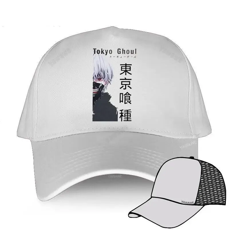 Latest Design Baseball Cap for Tokyo Ghoul Anime character Ken Kaneki's hat with materials cotton