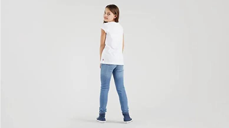 Levi's Kids Fur Puffer girl's short sleeve t-shirt 3E4234-W5J white