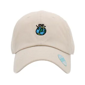 Love Earth Embroidered Baseball Cap