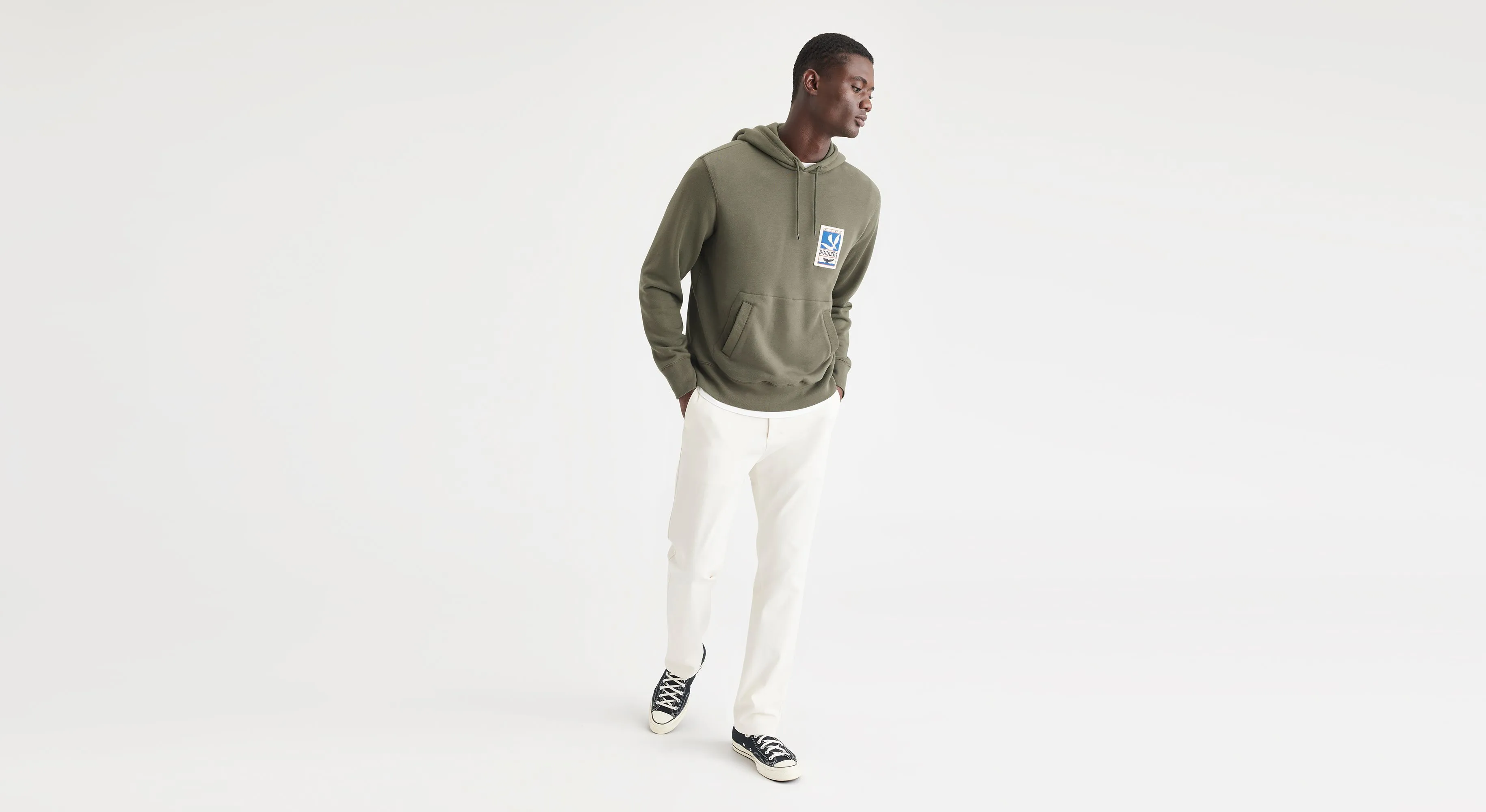 Men's Regular Fit Popover Hoodie