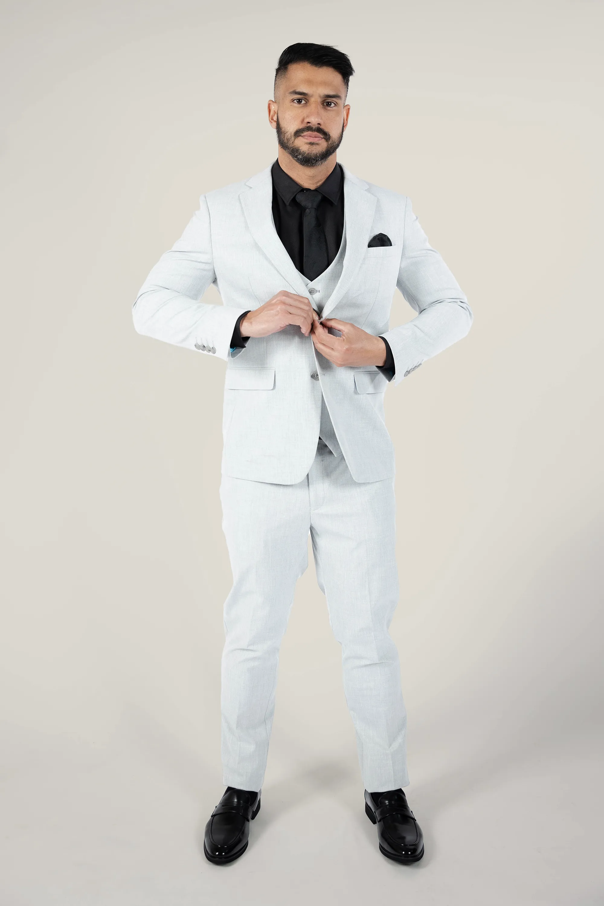 Mens Stone Grey Suit