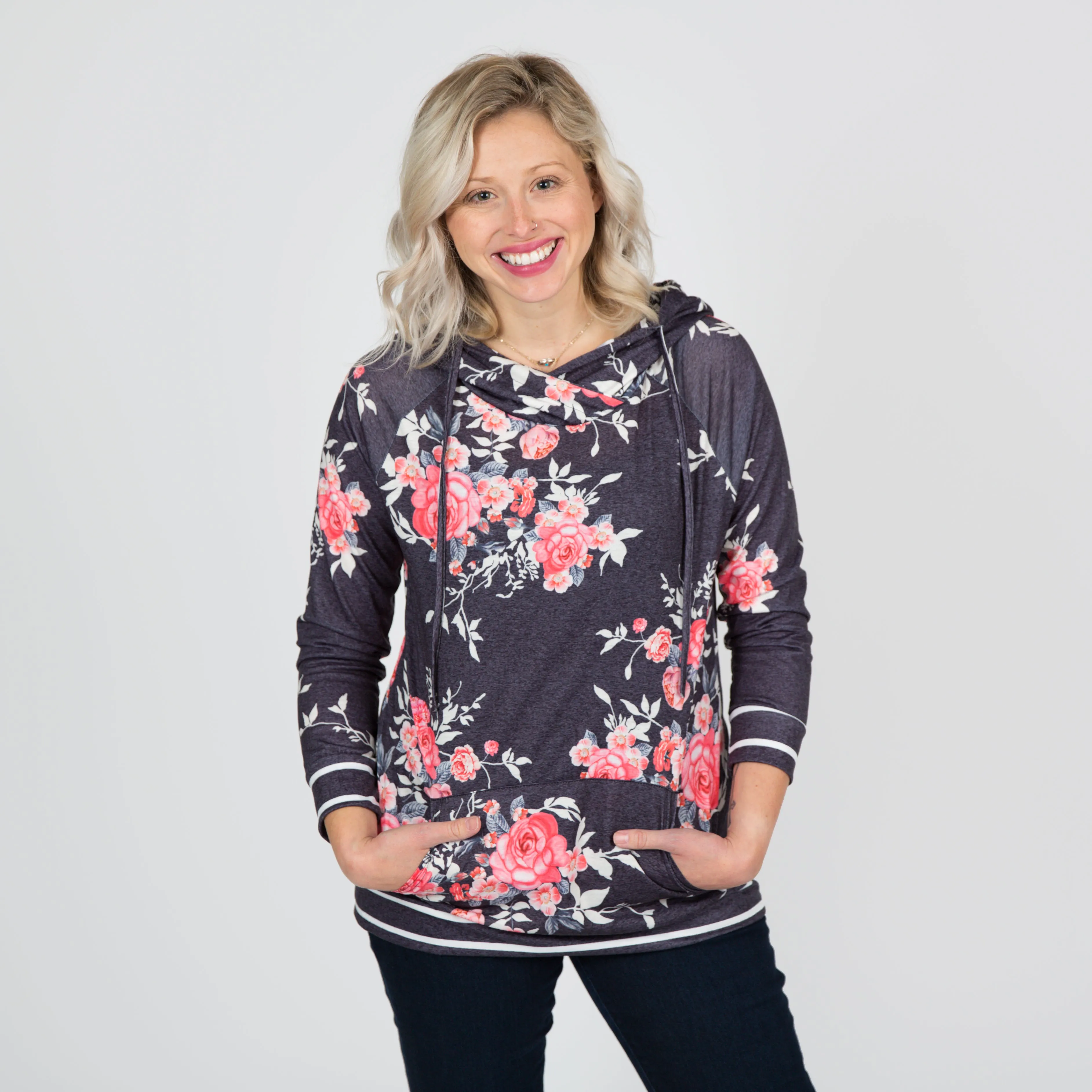 Nicolette's Signature Hoodie - Skylar Floral