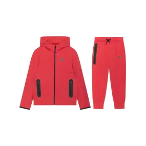 Sure! Here’s an optimized title for the product:

Nike Tech Fleece Full-Zip Hoodie & Joggers Set for Men - Light University Red Heather/Black 

Feel free to adjust it further based on your branding needs!