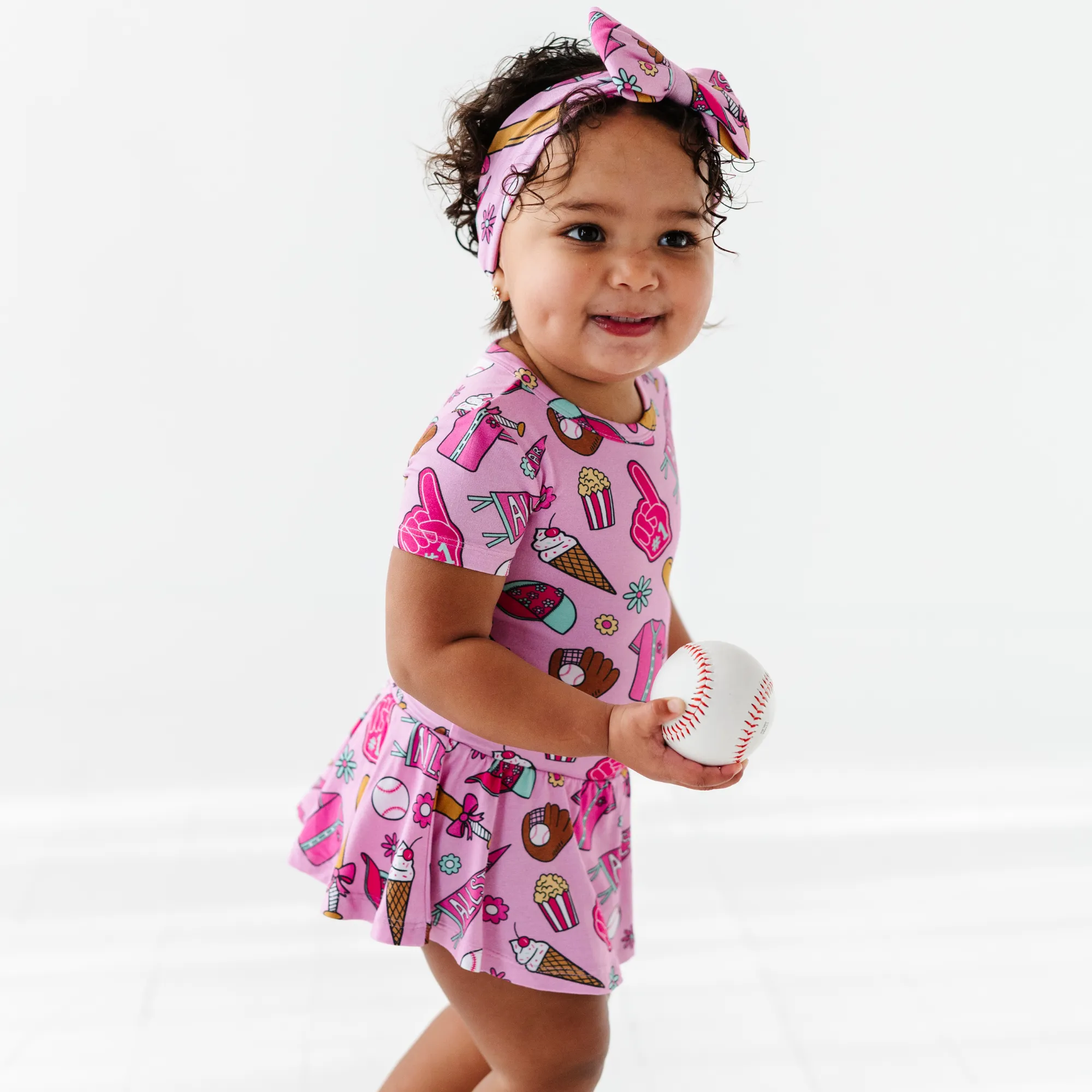 No Place Like Home Pink Baby Twirl Dress